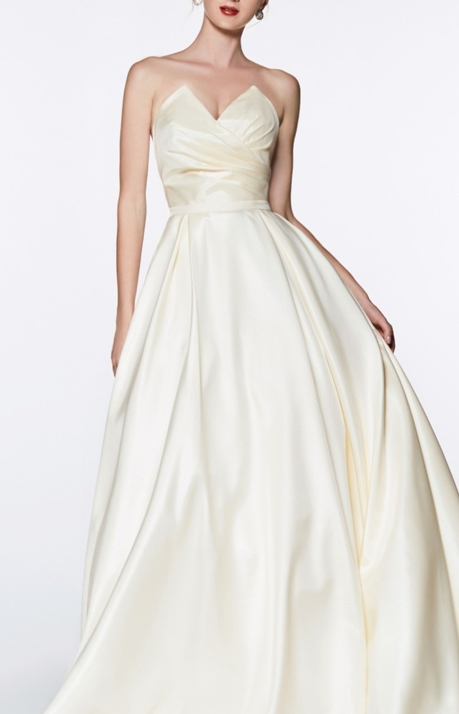 CREAM BURGUNDY PINK ROYAL BLUE EVENING DRESS - Picture 1 of 6